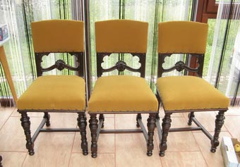 Renowacja starych krzeseł